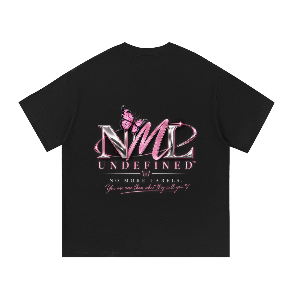 NML UNDEFINED Essential Cotton T-Shirt — Black Logo